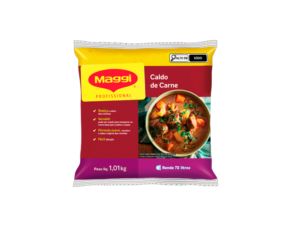 CALDO DE CARNE MAGGI 1,01 KG (CX 6 PCT)